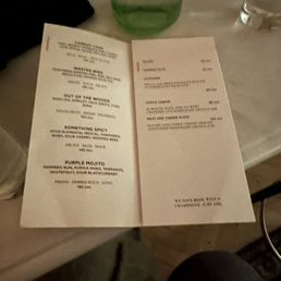 Menu Menu