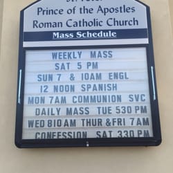 St. Peter Prince of Apostles - Hours