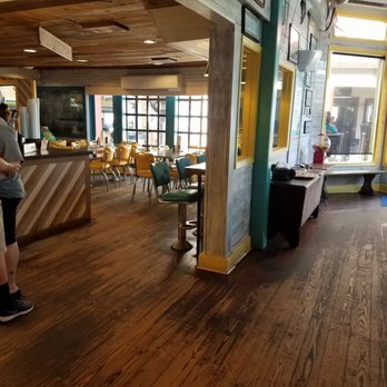 The Spot - Several dining areas down stairs - Burgers Near Me - Galveston, Texas