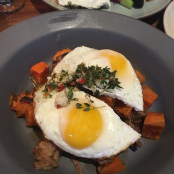 Finch & Fork - Short Rib & Sweet Potato Hash - New American Near Me - Santa Barbara, California
