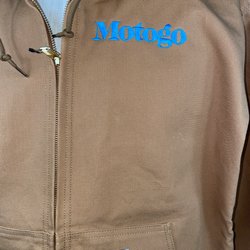 Cosmic Bobbins - Motogo Carhartt embroidery.