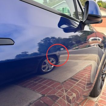 California Dent Co. Paintless Dent Removal - Before pictures - Mobile Dent Repair Near Me - Tustin, California