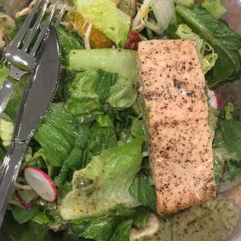 Salata - My small salad with salmon. very filling - Salad Near Me - Atlanta, Georgia Salata - My small salad with salmon. very filling - Salad Near Me - Atlanta, Georgia
