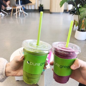 Pure Green - Carmel - Pure Berry Smoothie (High in Antioxidants) and Pure Green Smoothie - Juice Bars & Smoothies Near Me - Carmel, Indiana