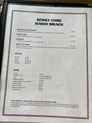 Menu photo 3 The Kenney Store Kenney, TX