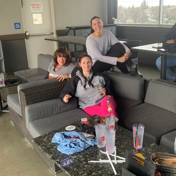 Topgolf - Everyone enjoying the outdoor space heaters - Golf Near Me - Roseville, California