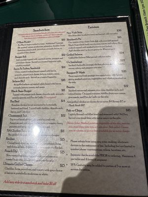 Menu photo 1 Mick O'Shea's Baltimore, MD