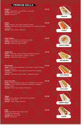 Menu photo 6 Nanami Sushi Hemet, CA