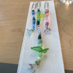 Orange County Library System-Chickasaw Branch - Book charms made in one of the classes they offer
