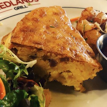 J. Alexander's - West End Quiche Quiche w/turkey, ham, Monterey Jack cheese & cheddar cheese. Soooo good!!! - Steakhouses Near Me - Dayton, Ohio