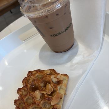 Tous Les Jours - Iced mocha and caramel almond pastry - Bakeries Near Me - Buffalo Grove, Illinois Tous Les Jours - Iced mocha and caramel almond pastry - Bakeries Near Me - Buffalo Grove, Illinois