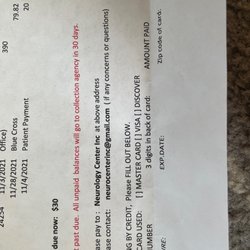 Karen Lin, MD - Just now got this bill, from almost a year ago. And this is how they ask for my info?