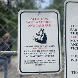 Lakota Wolf Preserve - Along the trail