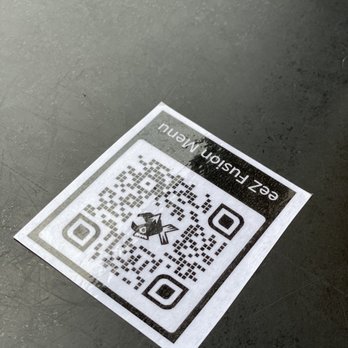 Eez Fusion - Menu QR code - Sushi Bars Near Me - Huntersville, North Carolina Eez Fusion - Menu QR code - Sushi Bars Near Me - Huntersville, North Carolina