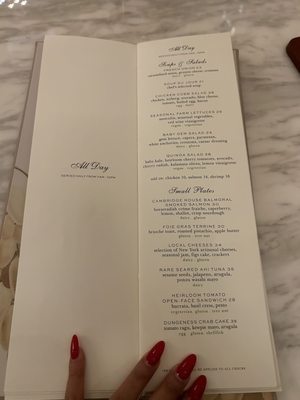 Menu photo 6 The Champagne Bar New York, NY Menu photo 6 The Champagne Bar New York, NY