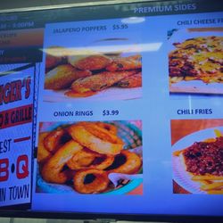T Tigers Bistro & Grille - New location in BP corner of Gibraltar and Jefferson Wonderful has 2 tables for dining inside