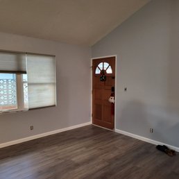Floors and baseboards look great