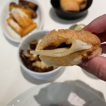 Fogo de Chão - Fig & cheese inside the Pao de Queijo - Cheese Bread - Brazilian Near Me - Minneapolis, Minnesota