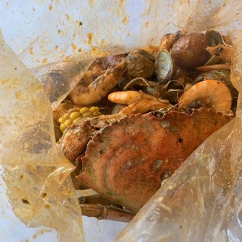 Shell Shock Seafood House - Combo with crab, shrimp and clams - Seafood Near Me - Hayward, California Shell Shock Seafood House - Combo with crab, shrimp and clams - Seafood Near Me - Hayward, California