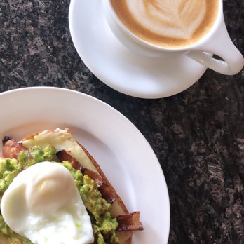 Elite Bakery Cafe - Avocado toast with egg , bacon, and garlic aioli - Bakeries Near Me - Carmichael, California Elite Bakery Cafe - Avocado toast with egg , bacon, and garlic aioli - Bakeries Near Me - Carmichael, California