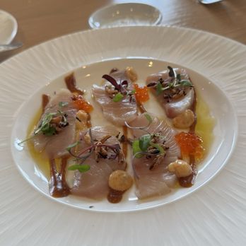 Cascade - Yellowtail crudo - Steakhouses Near Me - South Bend, Indiana