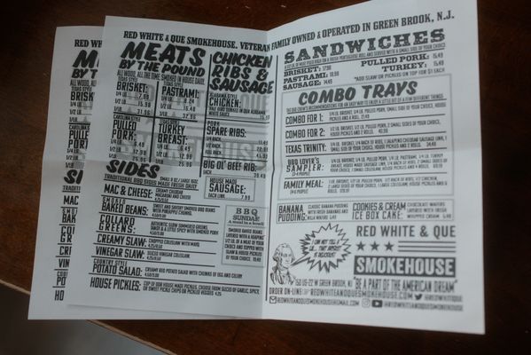 Menu photo 2 Red White & Que Smokehouse Green brook, NJ Menu photo 2 Red White & Que Smokehouse Green brook, NJ