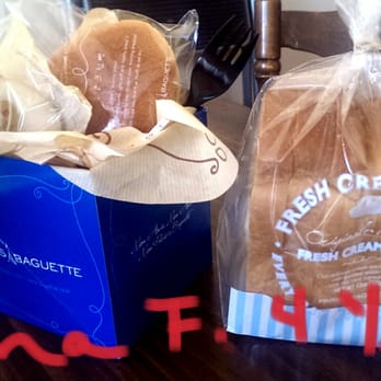 Paris Baguette - (R-L) Sweet Rice Cake, Chocolate Creme Bread and Fresh Creme Bread. - Bakeries Near Me - Flushing, New York Paris Baguette - (R-L) Sweet Rice Cake, Chocolate Creme Bread and Fresh Creme Bread. - Bakeries Near Me - Flushing, New York