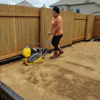 Aussie Turf & Landscaping - Compact where a playscape will go - Landscaping Near Me