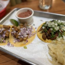 Tacos El Patron - Pork belly and al pastor tacos