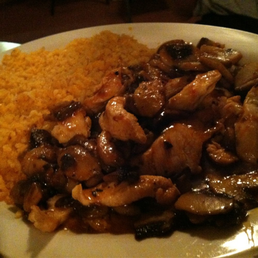 La Fiesta - Arroz con pollo. 3 1/2 stars. The mushrooms were delicious though. - Mexican Near Me - Ely, Nevada La Fiesta - Arroz con pollo. 3 1/2 stars. The mushrooms were delicious though. - Mexican Near Me - Ely, Nevada