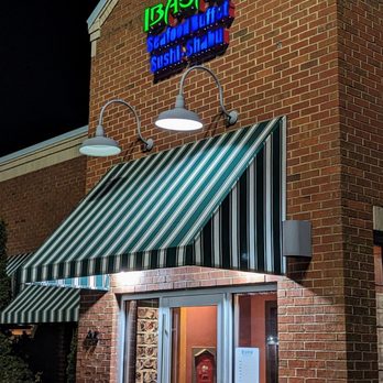 Ibasaw - the front of a restaurant at night - Sushi Bars Near Me - Malden, Massachusetts
