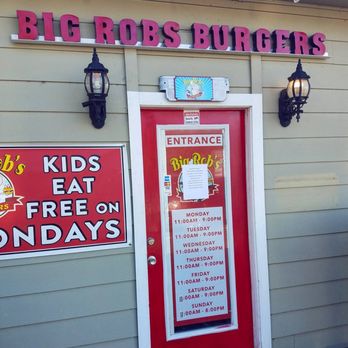 Big Rob's Burgers - Through this door lies the sacred deliciousness of small town America. - Desserts Near Me - Kyle, Texas Big Rob's Burgers - Through this door lies the sacred deliciousness of small town America. - Desserts Near Me - Kyle, Texas