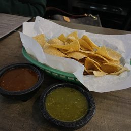 Complimentary chips & salsa Complimentary chips & salsa