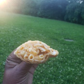 Empanada City - Mac and cheese with Buffalo chicken - Empanadas Near Me - Brooklyn, New York Empanada City - Mac and cheese with Buffalo chicken - Empanadas Near Me - Brooklyn, New York
