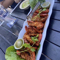 The Langostino a bit saucy but delish! The Langostino a bit saucy but delish!