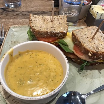 First Watch - BLT w Broccoli Cheddar Soup - Breakfast & Brunch Near Me - Knoxville, Tennessee