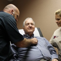 Caring Senior Service - Caregiver accompanying senior to Dr. visits.