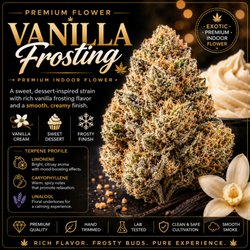 Discover premium indoor flower known for its smooth aroma, frosty appearance, and quality selection.