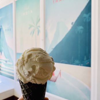 Wanderlust Creamery - Hokkaido milk with uji boba - Ice Cream & Frozen Yogurt Near Me - Pasadena, California