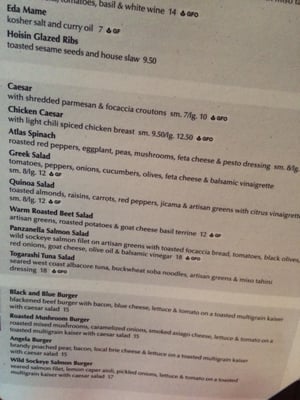 Menu photo 3 Atlas Cafe Courtenay, BC