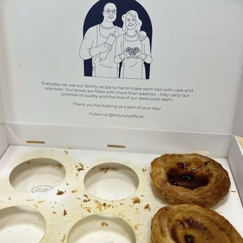 Holy Nata - Inside the box - Bakeries Near Me - San Francisco, California