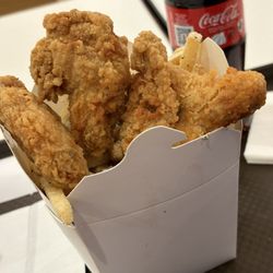 Wings and fries w/ sour cream $10.99 Coke extra $...