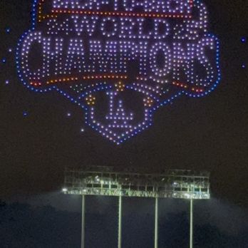 Dodger Stadium - DRONE SHOW - Stadiums & Arenas Near Me - Los Angeles, California