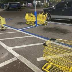 If someone would retrieve the carts, we'd have an easier time shopping