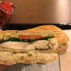 Murphy's Deli - Chicken pesto panini today.