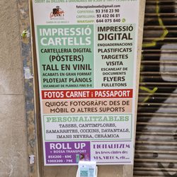 Can Boada - Services menu