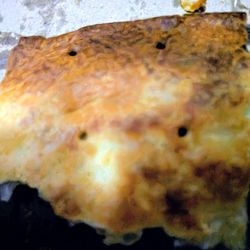 Domino's Pizza - Really well done. Burnt pizza crust