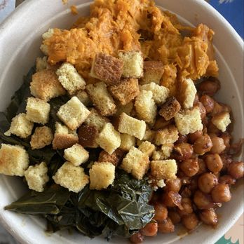 Spiced Black - BBQ Southern Soul Bowl w/ Chickpeas as protein - Soul Food Near Me - Upper Marlboro, Maryland Spiced Black - BBQ Southern Soul Bowl w/ Chickpeas as protein - Soul Food Near Me - Upper Marlboro, Maryland