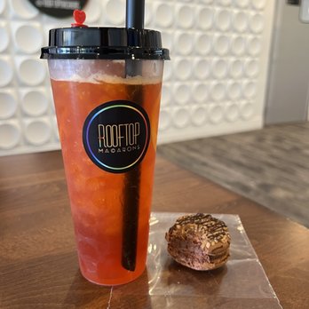Rooftop Macarons - Thai Lemon Iced Tea. - Macarons Near Me - Sacramento, California Rooftop Macarons - Thai Lemon Iced Tea. - Macarons Near Me - Sacramento, California
