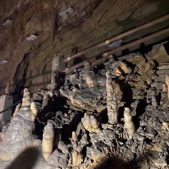 Smoke Hole Caverns & Log Cabin Resort - Stalactites - Resorts Near Me - Cabins, West Virginia